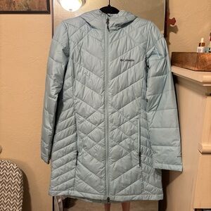 Columbia Womens Heavenly Long Hooded Puffer Jacket